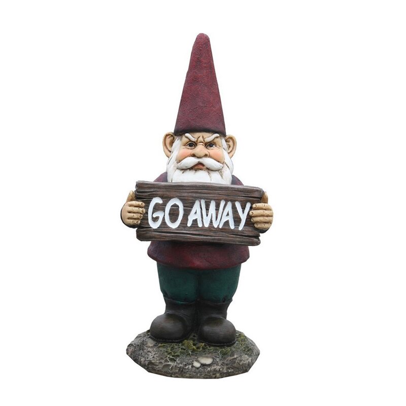 resin gnome statue